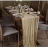 Seveups 12Pack Beige Table Runner 10Ft Cheesecloth Table Runner Boho
