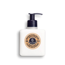 L'OCCITANE Shea Hands & Body Ultra Rich Wash: Cleanse, Soften, Gentle Foaming Cream, Classic Shea Scent, Prevent Dryness, With 5% Shea Butter, Refill Available