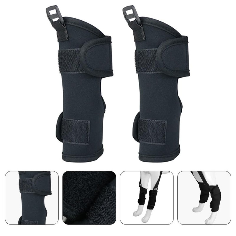 Mipcase 4 Pairs Pet Knee Pads Two Old Goats Comfort