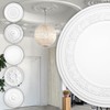 HEXIM Perfect Stucco Rosette Made of Polyurethane Hard Foam -