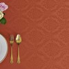maxmill Square Tablecloth Damask Design Water Resistance Antiwrinkle Heavy Weight