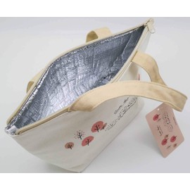 OSK TB-14 Lunch Bag, Hedgehog Lunch Tote Bag, Cold Insulation, Zippered, Stylish, Cute, Simple, Unisex, For Kids, Students, Adults