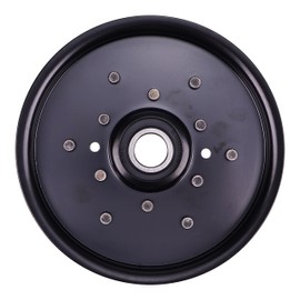 JEENDA Idler Pulley AM106627 AM121602 2pcs Compatible with John Deere LT133 LT160 F725 X320 GT235 LT155 GT225 Scotts Z445 Z425 Lawn Mower Tractor with 42C 48 48C Deck