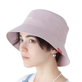 HAT MIKKE Women's Bucket Hat, Twill, 22.6 inches (57.5 cm), Pink