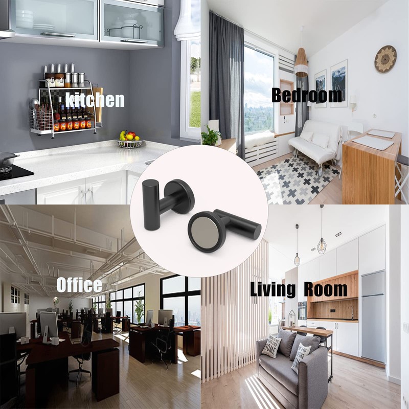 MHDMAG Magnetic Hooks Coat Magnet Hooks for Hanging,Magnetic Hooks Heavy