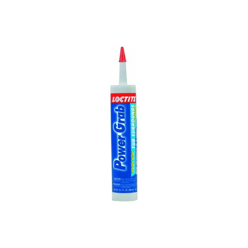Loctite Power Grab White Tub Surround Adhesive 10-Fluid Ounce Cartridge