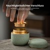 TEANAGOO Small Ceramic Matcha Container | 2.8 oz Portable Storage
