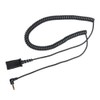 daily headset 2.5mm Quick Disconnect Coil Cable Compatible with Plantronics