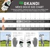 Golf Gloves Men's Natural Lambskin and Microfiber Leather Combination Soft