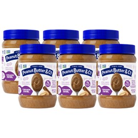 Peanut Butter & Co. Cinnamon Swirl Peanut Butter, 6g Protein, Gluten Free & Non-GMO, 16 Oz (Pack of 6)