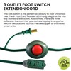 GoGreen Power (GG-24510GN) 3-Outlet Foot Switch Extension Cord, 16/2 SPT-2