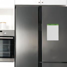 Magnetic Whiteboard 8.5 Inches, Dry Erase Board, Small White Board, Portable Blank Mini Whiteboard Writing Board & Reusable Includes Pen and Eraser for Office, School, Home