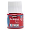 PEBEO Setacolor Opaque Fabric Paint 45-Milliliter Bottle, Red,Red, 295-080