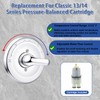 Replacement for Delta Classic 13/14 Series Single-Function Handle Trim Kit,