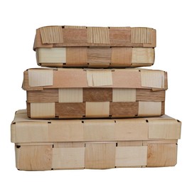 Biome Woven Gift Boxes With Lid - BULK BUNDLE (7 x 3 sizes)