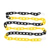 Yellow and Black Plastic Chain Barrier 3 Meter Length, 8mm