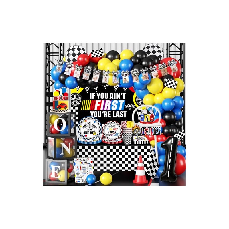 268pcs If You Ain't First You're Last Birthday, All-in-1 Set