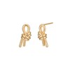 Gold&Deer 14K Goldfield Rope Twisted Earrings Rose Gold / 골드앤디어