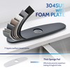 LUFEIDRA 10'' Sink Faucet Hole Cover, Deck Plate Escutcheon for