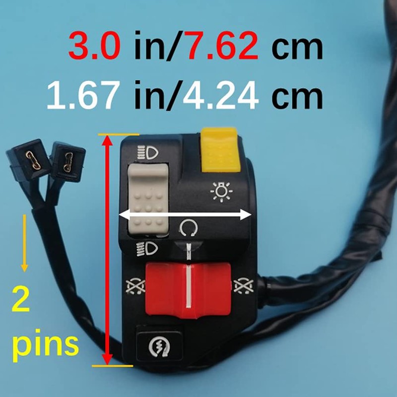Tuzliufi Start Light Kill Switch Compatible with Honda Fourtrax Sportrax