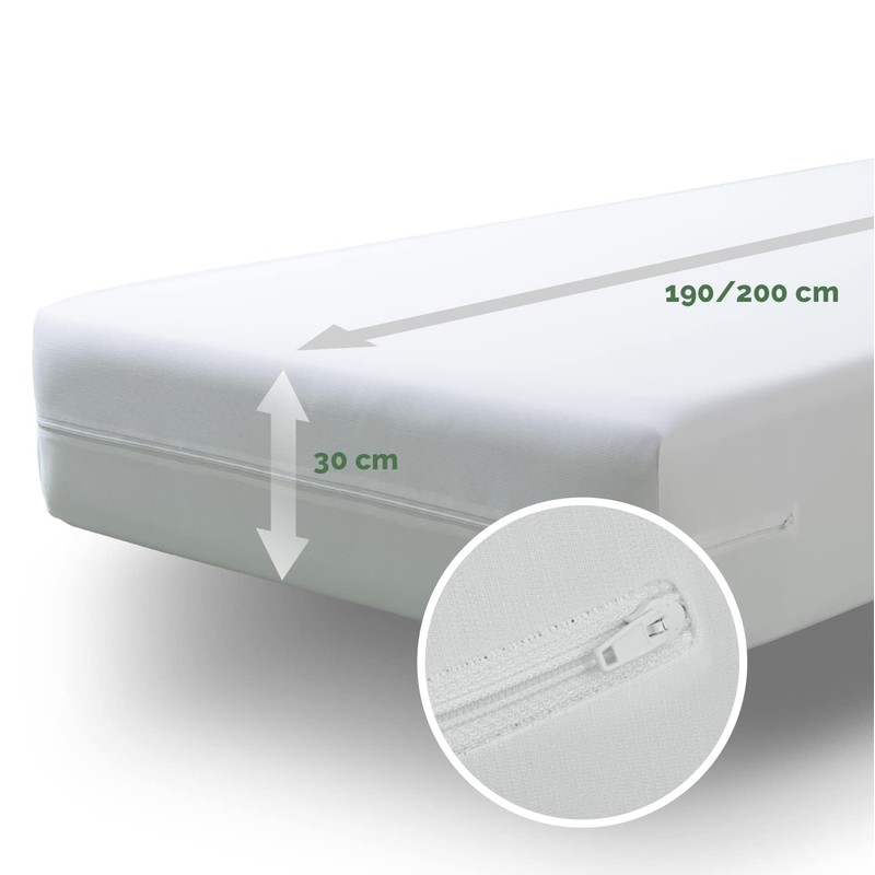 Tural - Waterproof and breathable anti-dust mite mattress cover Size