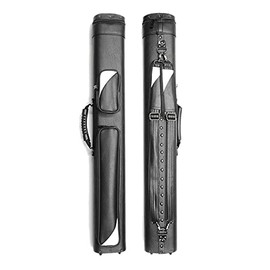 2x2/2x4/2x5/3x6 Professional Pool Cue Case 2butts 2shafts/2butts 4shafts/2butts 5shafts/3butts 6shafts Carry Billiard Pool Cue Stick Case (2x2-Back-Pack-White)