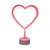 The Glowhouse Heart Neon Stand Light