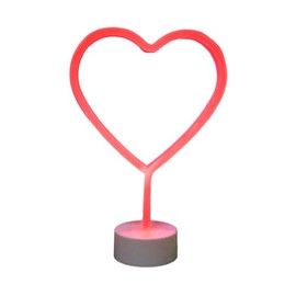 The Glowhouse Heart Neon Stand Light