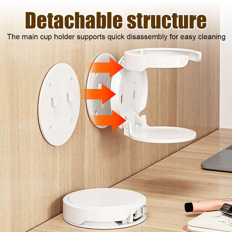 Drink Holder Wall Mount, 2PCS Self Adhesive Car Cup Holders