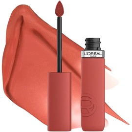 L’Oréal Paris Infaillible Le Matte Resistance Labial Líquido de Larga Duración por 16H, a Prueba de Agua, Color Intenso, con Ácido Hialurónico, Tono Snooze You