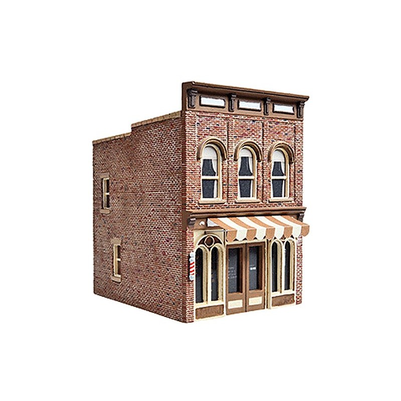 Walthers Cornerstone Vic's Barber Shop Kit