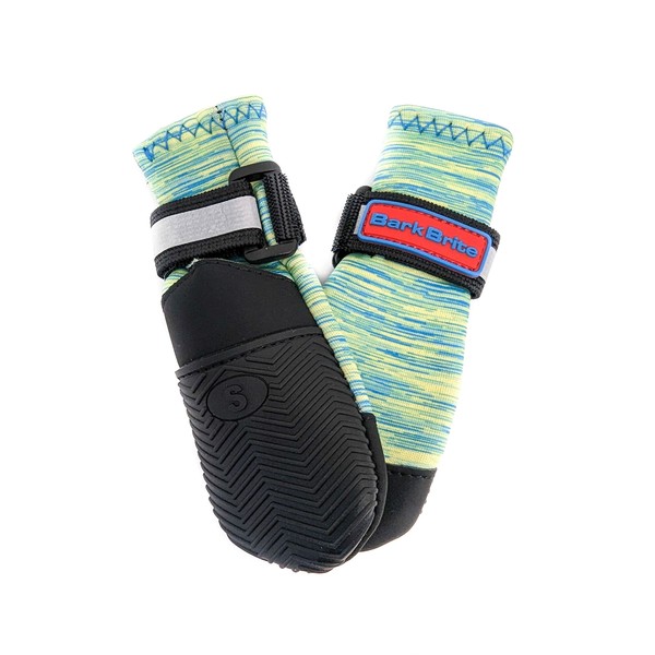 All Weather Neoprene Paw Protector Dog Boots with Reflective Straps