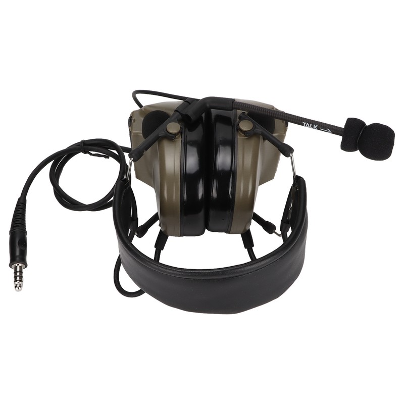 7.1mm Silicone Earmuffs Hearing Noise Reduction Walkie Talkies Headset U94