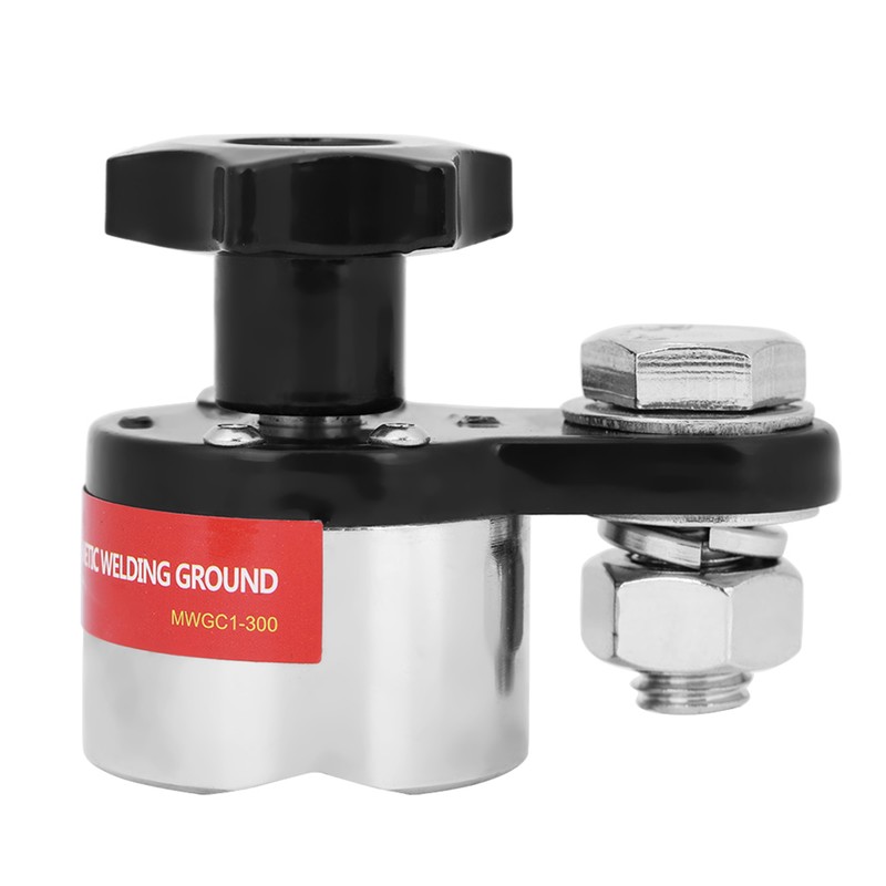 300A Magnetic Welding Ground Clamp Grounding Magnet Connector Industrial Welding