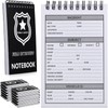 Teling 24 Pcs Public Safety Police Field Interview Notebook Report