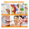 Kunruea Set 200 Pinceles Para Dibujo Acuarela Acrílico Oleo Gouache