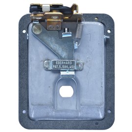 Stahl - 62013-001-KIT - Replacement Rivet-On Rotary Paddle Latch Kit with Stainless Steel Handle and Unpainted Latch Pan