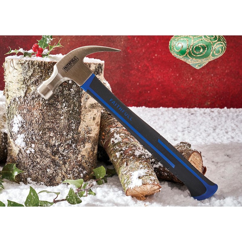Faithfull FAICH20FG Fibreglass Handled Claw Hammer 567g (20oz)