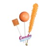 Candy Buffet Store - Rock Candy On a Stick (Orange,