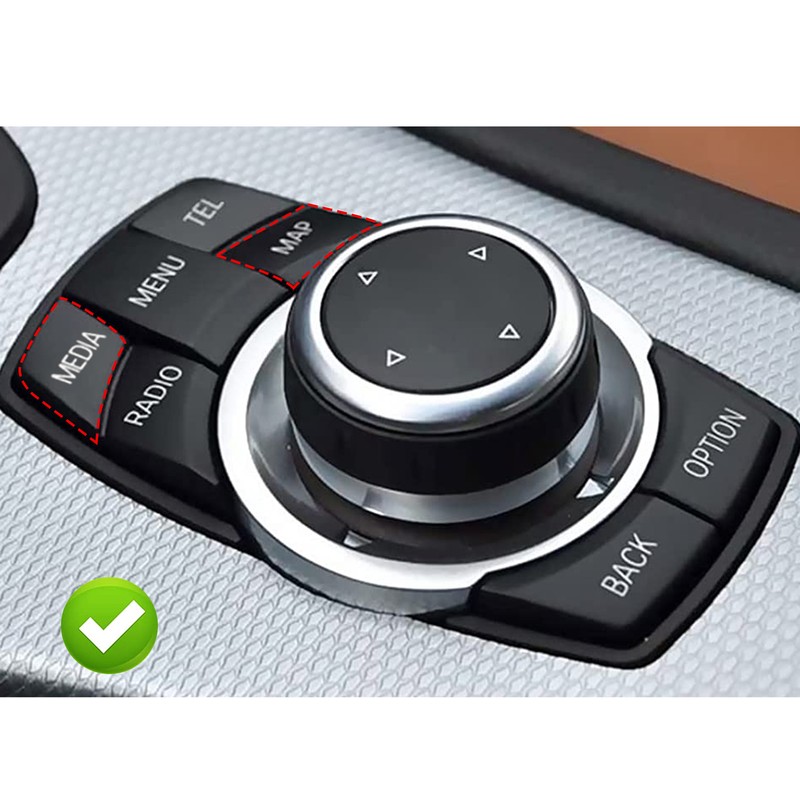 Central Console Multimedia Button Kit Multi Media Control Key Cover