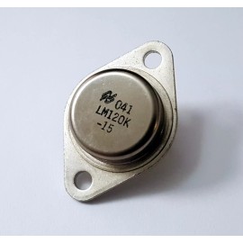 National Semiconductor LM120K-15 1970 NS STEEL TO-3 CASE -15V 1.5A Negative Fixed Regulator - USA SHIP