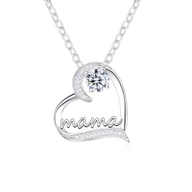 GUOYU Mother's Day Gift Mum Gift Mum Necklace Women's Mother Chain Jewellery Mother's Day Gift Birthday Gift Anniversary Gift Grateful Gifts for Mum, Stainless Steel