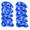 Golf Iron Head Covers Numbers Synthetic Leather Headcover Deluxe Value