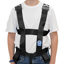 EZ-ON Products 303Z Large Rear Zipper Closure Durable Personal Vehicle User-Friendly Safety Transportation Vest with Seat Belt Loops. Meets NHTSA Regulation. Mount Sold Separately.