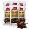 LEIBERS Dark Chocolate Coated Corn Cakes Snack pack – 6