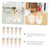 VICASKY 10pcs Transparent Lipstick Tubes Refillable Lip Gloss Containers for