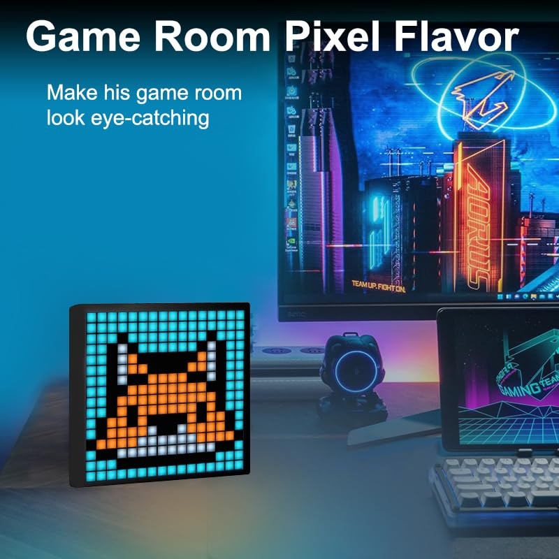 Seyxicnor Pixel Art Display 16x16 RGB, Animation LED Pixel Art