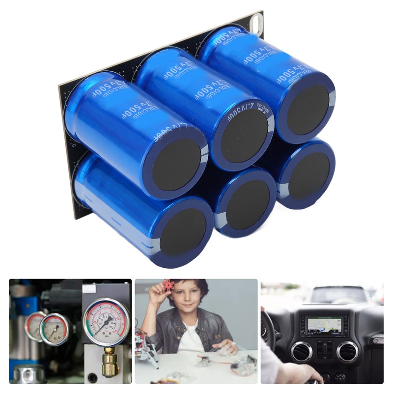 16V 83F Total Capacitor High Current Discharge 6Pcs 2.7V 500F