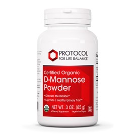 PROTOCOL FOR LIFE BALANCE PROTOCOL FOR LIFE BALANCE D-Mannose Powder - 2g per Serving - Bladder Cleanse - Support Health Urinary Tract - for Men & Women - Kosher & Non-GMO - 3 oz