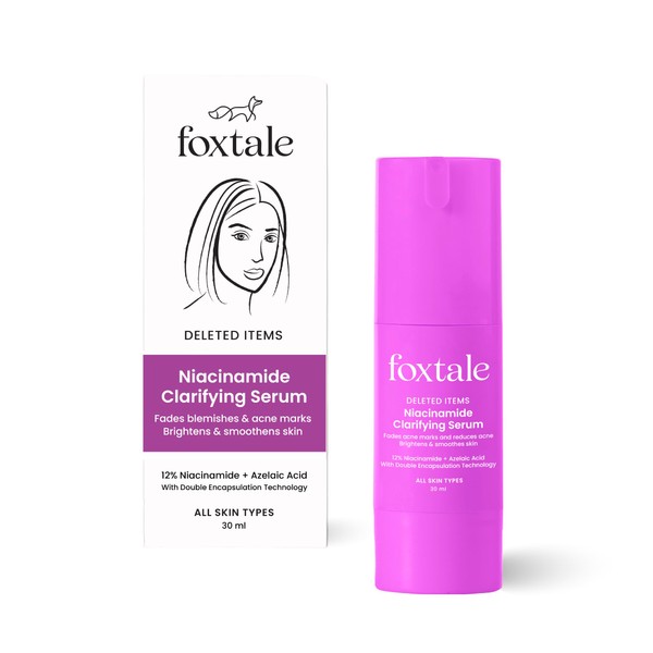 Foxtale 12% Niacinamide Face Serum with Azelaic Acid for Oil